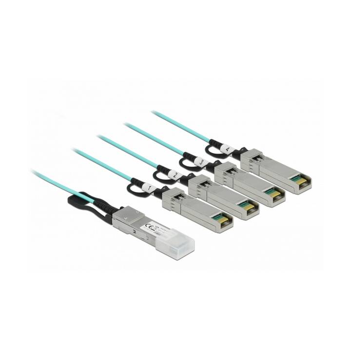 DELOCK Direct Attach Câble réseau (QSFP+, SFP+, 5 m)