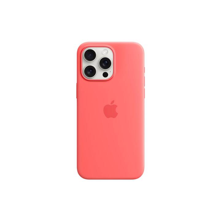 APPLE Backcover (iPhone 15 Pro Max, Rot, Pink)