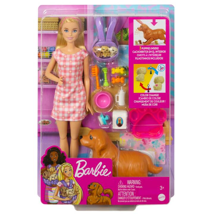 BARBIE Barbie 3 Puppies