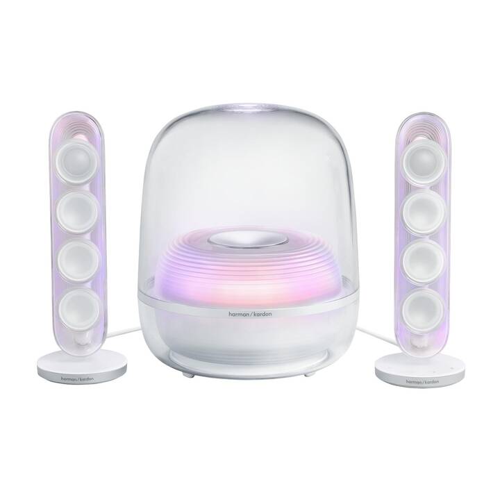 HARMAN / KARDON SoundStick 5 (190 W, Aktiv-Lautsprecher, Weiss