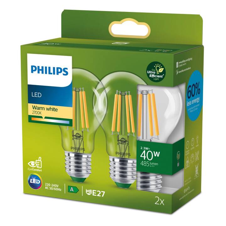 PHILIPS LED Birne CLA (E27, 2.3 W)