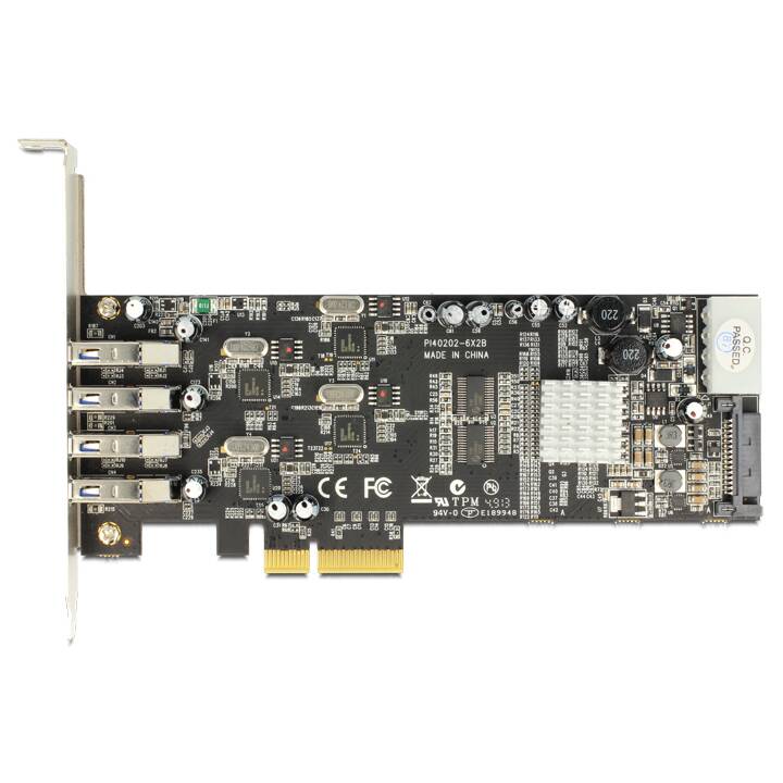 DELOCK Netzwerkadapterkarte (4 x USB A)