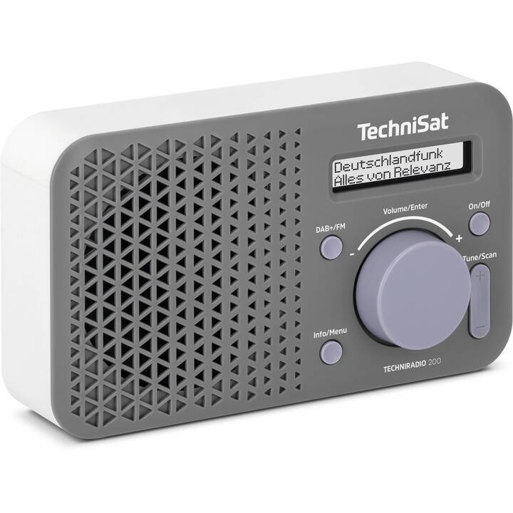 TECHNISAT Techniradio 200 Digitalradio (Grau, Weiss)