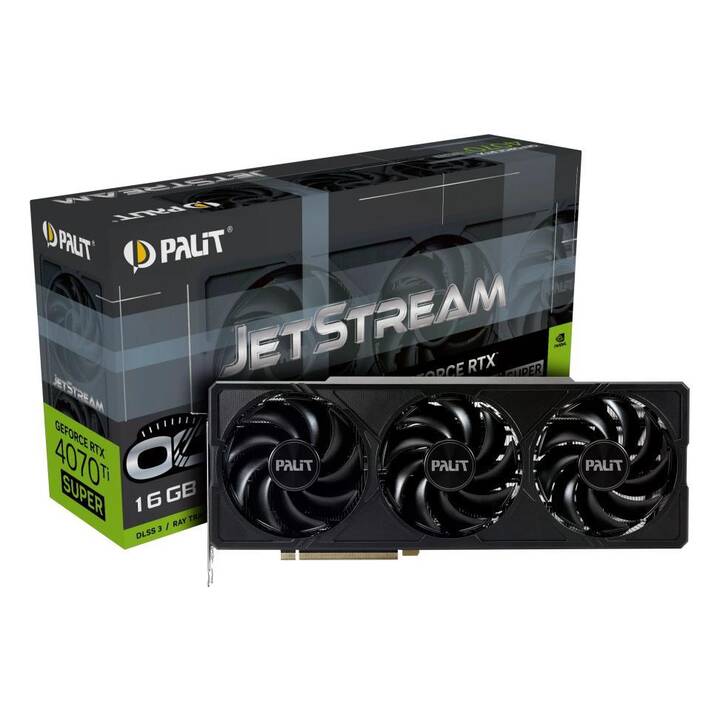 PALIT MICROSYSTEMS JetStream Nvidia GeForce  RTX 4070 Ti SUPER (16 Go)