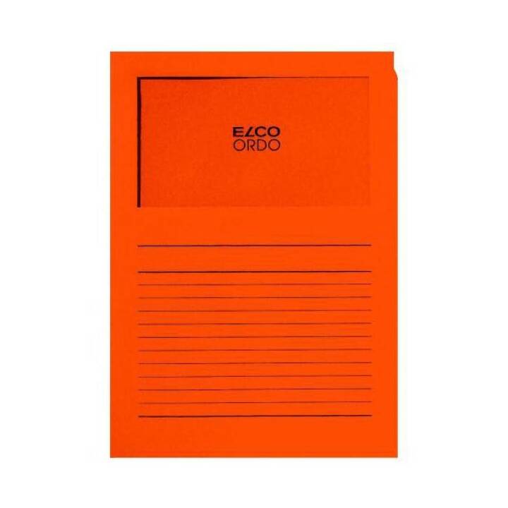 ELCO Dossier d'organisation (Orange, A4, 100 pièce)