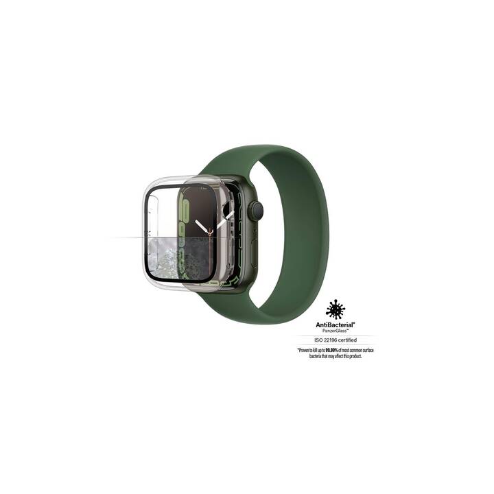 PANZERGLASS Full Body Apple Watch Series 7 41mm Film protecteur (Apple Watch 41 mm, Transparent, Noir)