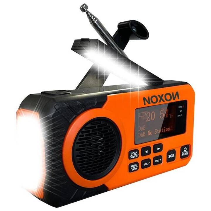 NOXON Dynamo Solar 311 Radio all'aperto (Arancione, Nero)