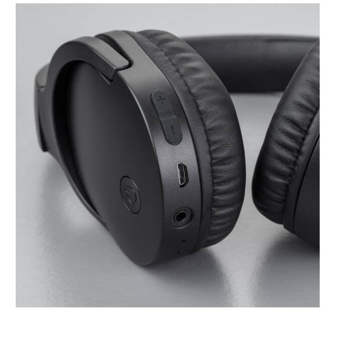 INTERTRONIC BT-350 (Over-Ear, Bluetooth 5.0, Schwarz)