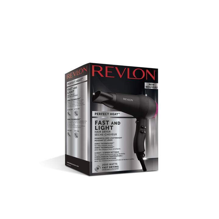REVLON Fast and Light RVDR5823E1 (2000 W, Nero)