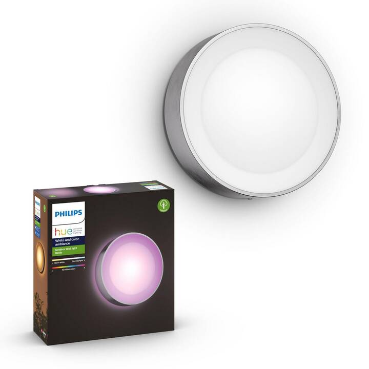 PHILIPS HUE Luminaire mural Daylo (15 W, Argent)