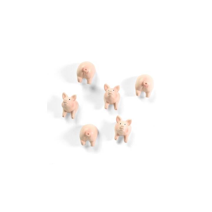 TRENDFORM Piggy Punaises magnétique (6 pièce)