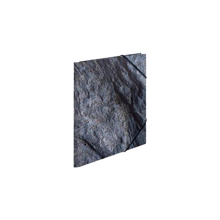 HERMA Gummizugmappe Stone (Mehrfarbig, A4, 1 Stück)