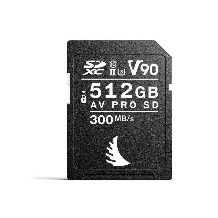 ANGELBIRD SDXC UHS-II AV PRO V90 (Class 10, 512 GB, 37.5 MB/s)
