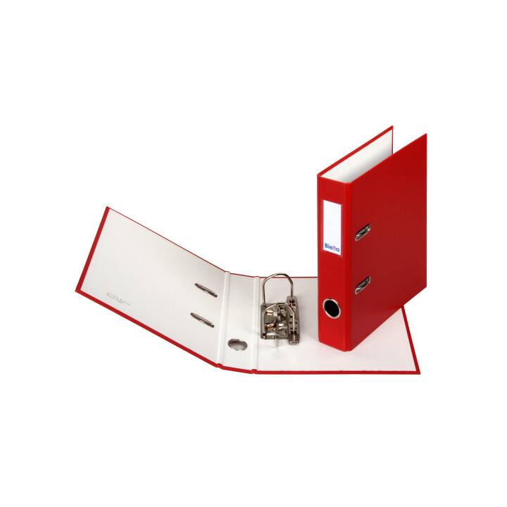 BIELLA Raccoglitore Plasticolor (A5, 4 cm, Rosso)