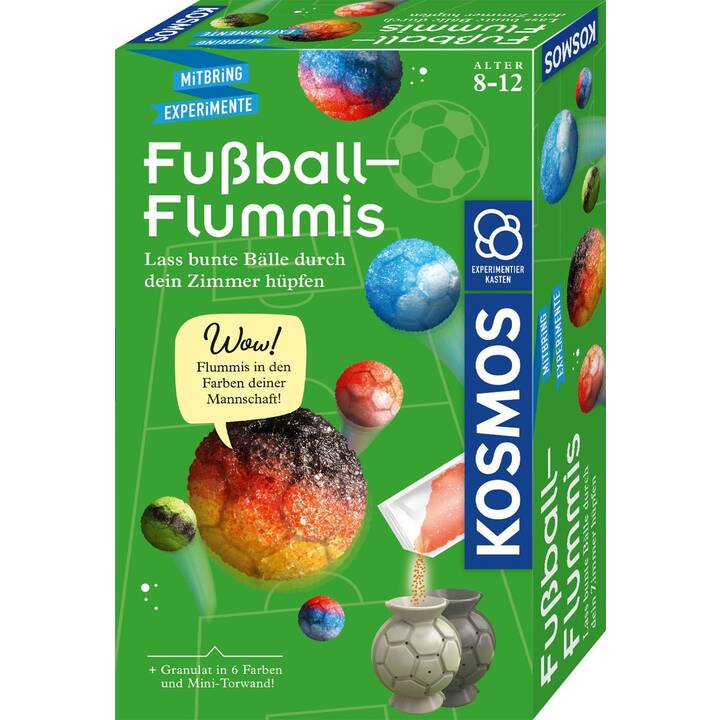 KOSMOS Experimentierkasten Fussball-Flummis (Chemie)