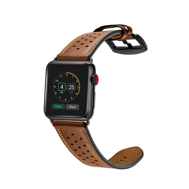 EG cinturino per Apple Watch 38 mm 40 mm - marrone