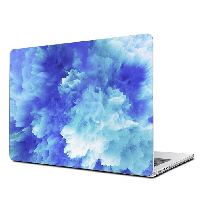 EG Hardcase (MacBook Air 13" M3 2024, Abstrakt, Blau)