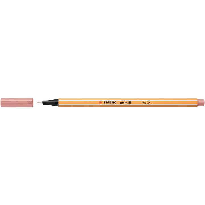 STABILO Point 88 Rouge Fineliner (Pink, Rot, 1 Stück)