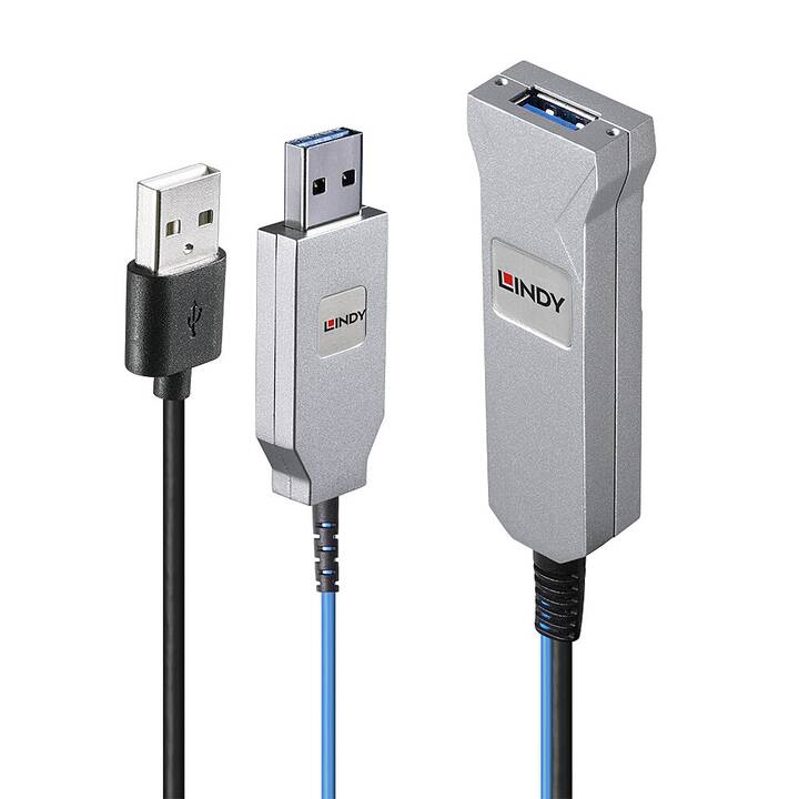 LINDY Kabel (USB 3.0, USB, 30 m)
