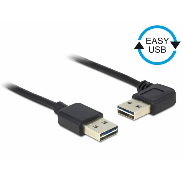 DELOCK Câble USB (USB 2.0 de type A, USB 2.0 de type A, 50 cm)