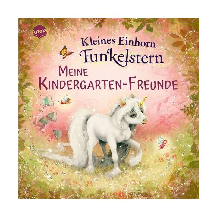 ARENA Libro amicizia Kleines Einhorn Funkelstern (21.6 cm x 21.6 cm, Multicolore)