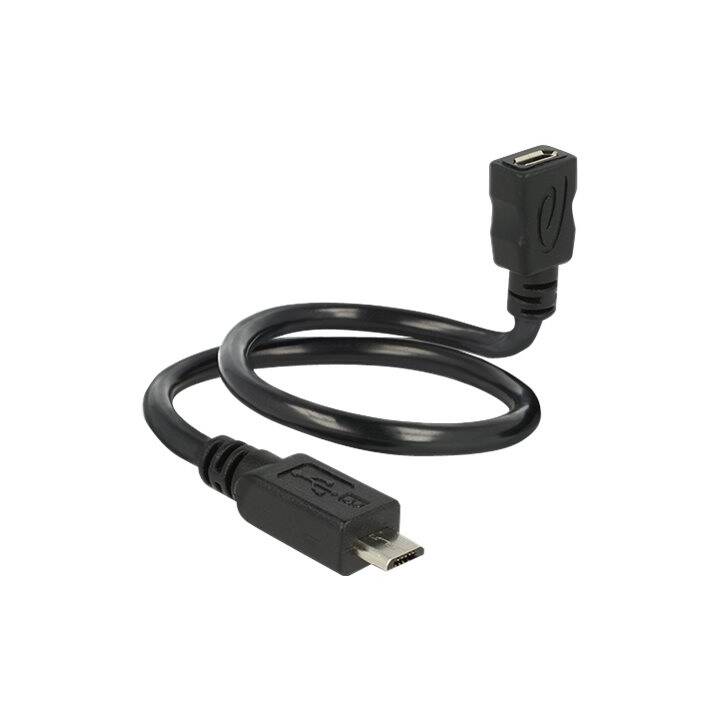 DELOCK Cavo USB (Micro USB 2.0 di tipo B, Micro USB 2.0 di tipo B, 35 cm)