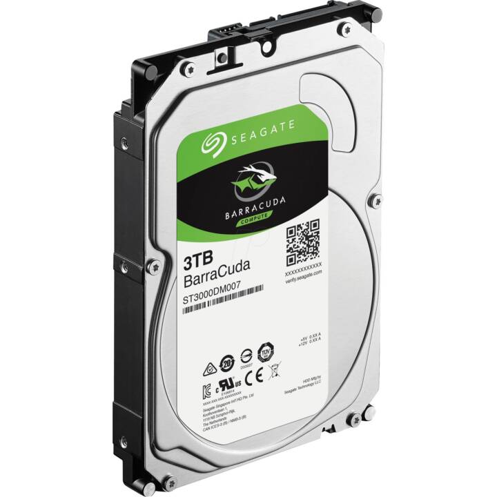 SEAGATE BarraCuda 3,5" (SATA-III, 3000 GB)