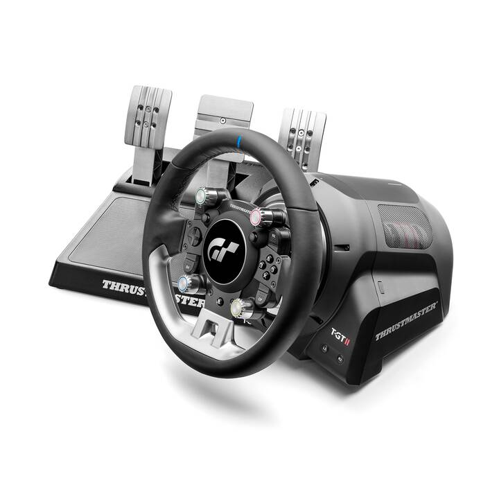 THRUSTMASTER T-GT II Racing Wheel Volante e pedali (Nero)