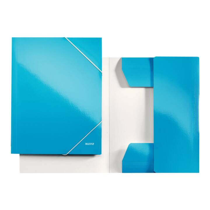 LEITZ Cartellina con elastico (Blu, A4, 1 pezzo)