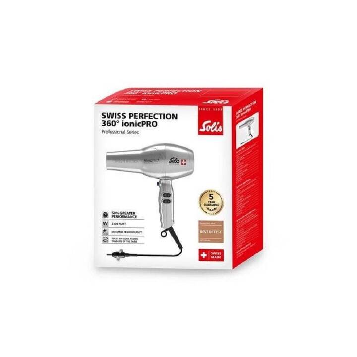 SOLIS Swiss Perfection 360° ionicPRO (2300 W, Argent)