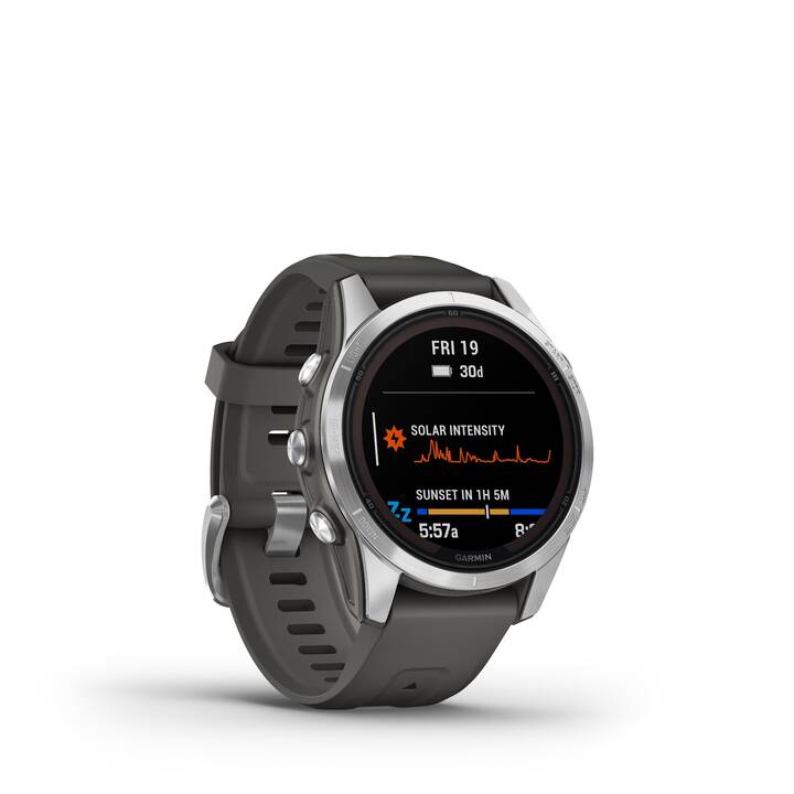 GARMIN Fenix 7S Pro Solar (S, Edelstahl)