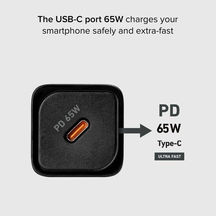 SBS Power Delivery GaN 65W Charger Hub (USB C)