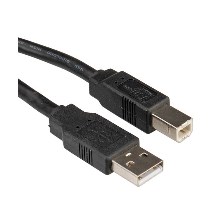 ROLINE Câble USB (USB 2.0 Micro Type-B, USB 2.0 Type-A, 3 m)