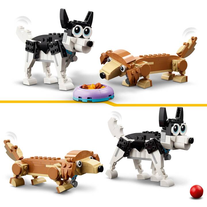 LEGO Creator 3-in-1 Adorabili cagnolini (31137)