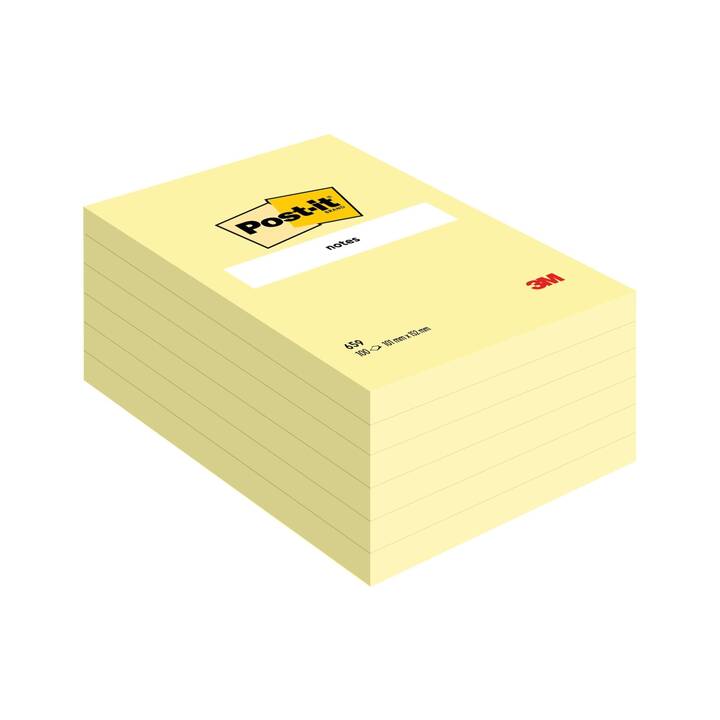 POST-IT Haftnotizen (6 x 100 Blatt, Gelb)