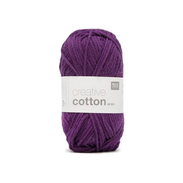 RICO DESIGN Wolle Creative (50 g, Violett, Lila)