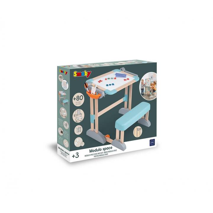 SMOBY INTERACTIVE Spieltisch (Beige, Orange, Grau, Blau)