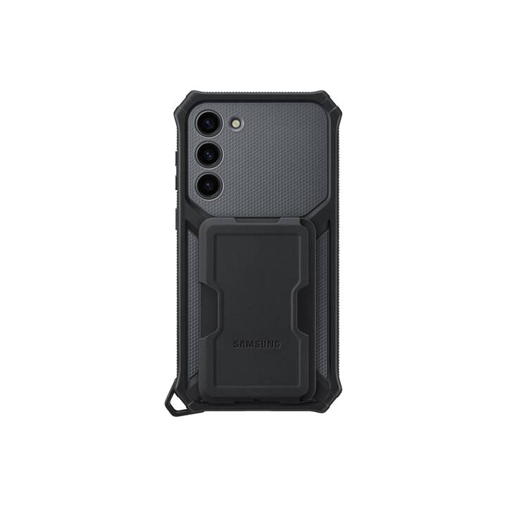 SAMSUNG Backcover Rugged Gadget (Galaxy S23+, Titan, Schwarz)