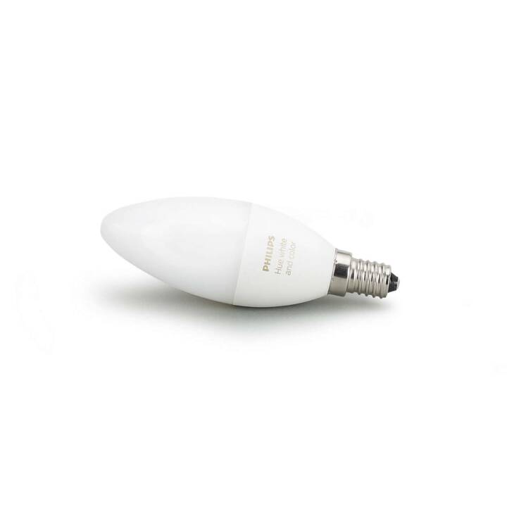PHILIPS HUE Lampadina LED White & Color Ambiance (E14, ZigBee, 6 W)