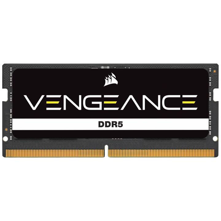 CORSAIR Vengeance CMSX16GX5M1A4800C40 (1 x 16 GB, DDR5-SDRAM 4800 MHz, SO-DIMM 262-Pin)