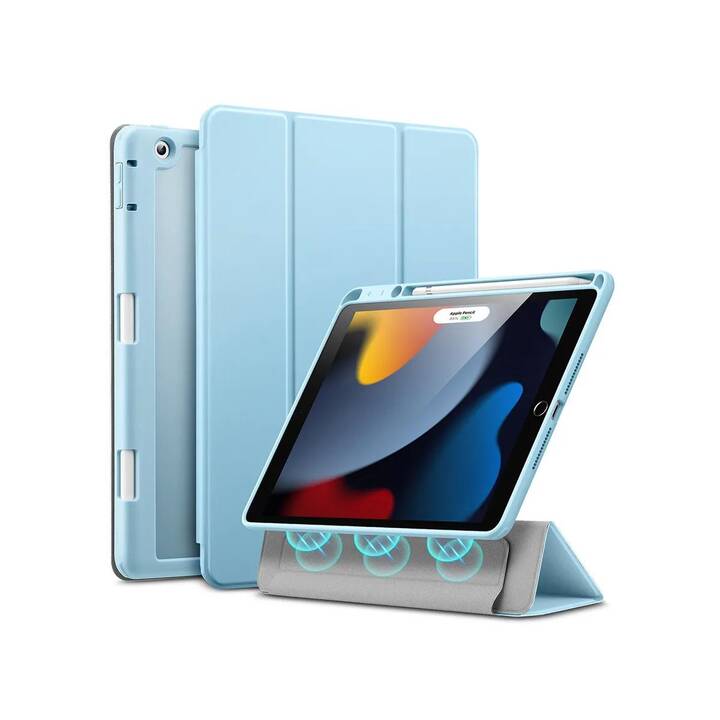 ESR Rebound Hybrid Pro Housse (10.2", iPad (7. Gen. 2019), iPad (9. Gen. 2021), iPad (8. Gen. 2020), Bleu clair)