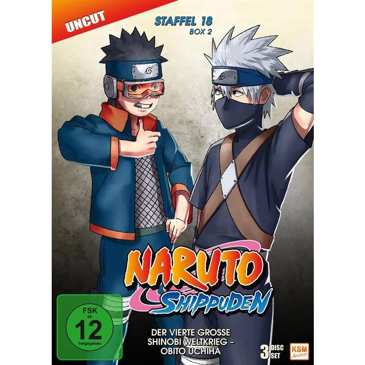 Naruto Shippuden Box 2 Staffel 18 (DE, JA)