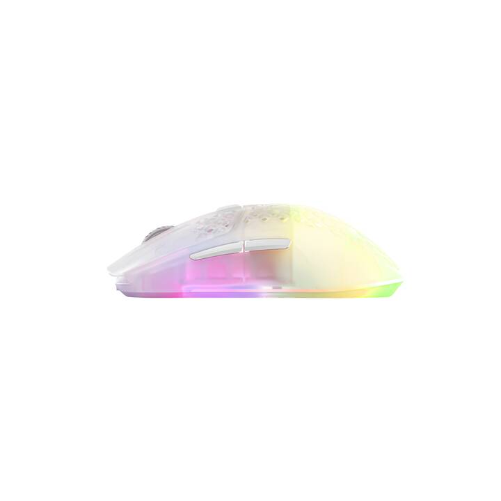 STEELSERIES Aerox 3 Wireless Ghost Mouse (Senza fili, Gaming)
