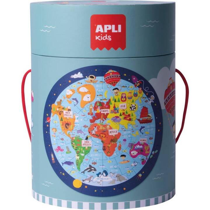 APLI KIDS Carte géografique Puzzle (49 pièce)