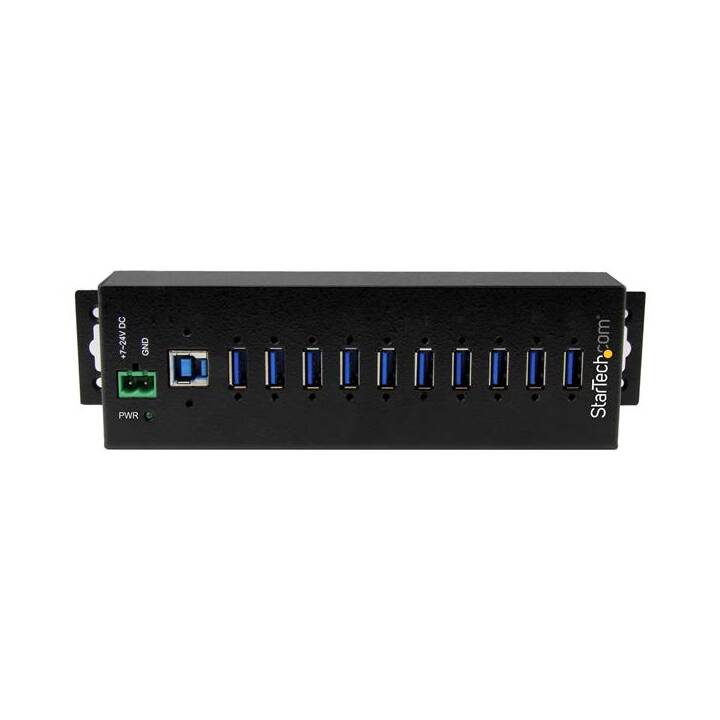 STARTECH.COM Industrieller (10 Ports, USB Typ-B, USB Typ-A)