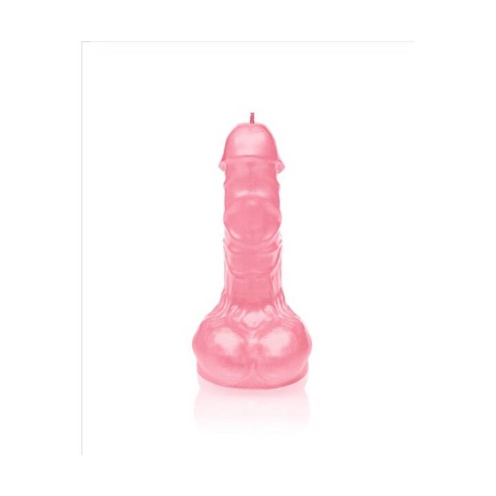 CANDELLANA Bougie à motifs Penis (Pink, Rose)
