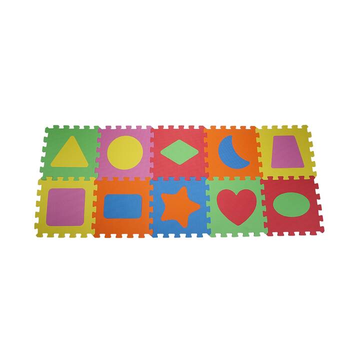 KNORRTOYS Tapis puzzle Geo Formen (Formes, 32 x 32 cm)