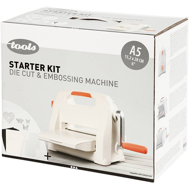 CREATIV COMPANY Stanz- und Prägemaschine A5 Starterkit