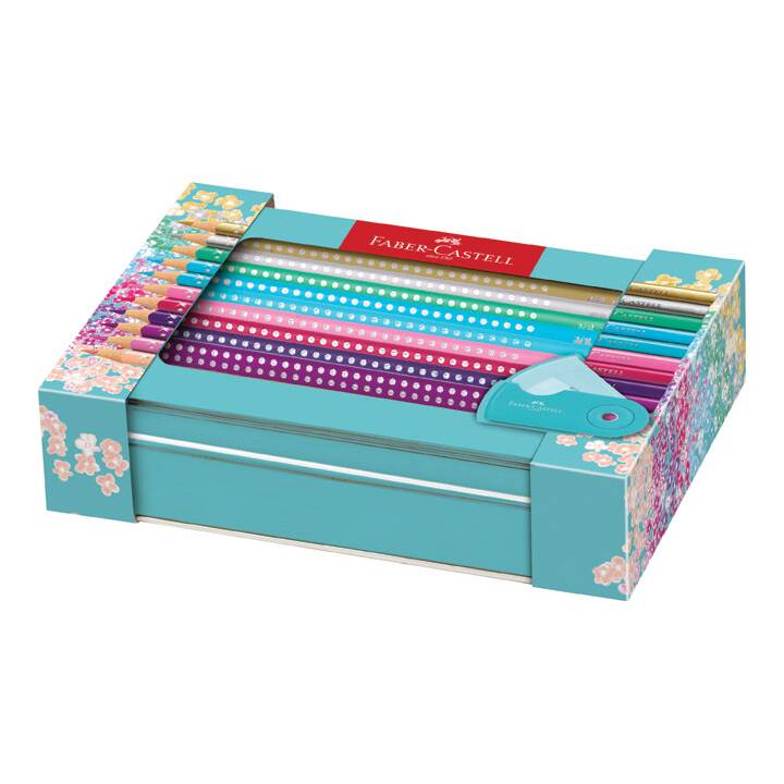 FABER-CASTELL Crayons de couleur Sparkle (Multicolore, 20 pièce)