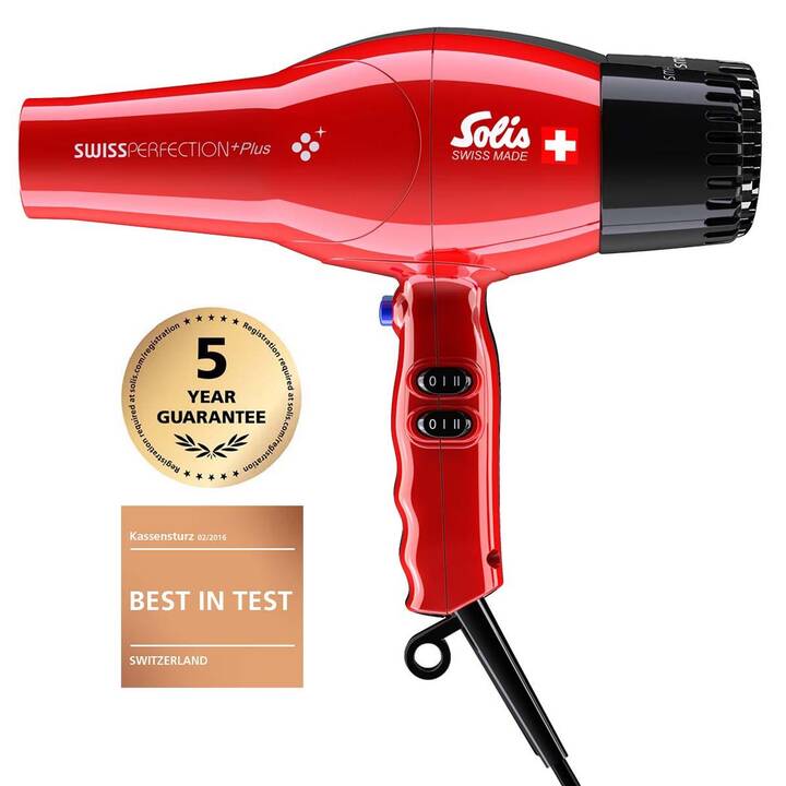 SOLIS Swiss Perfection Plus (2300 W, Rouge)